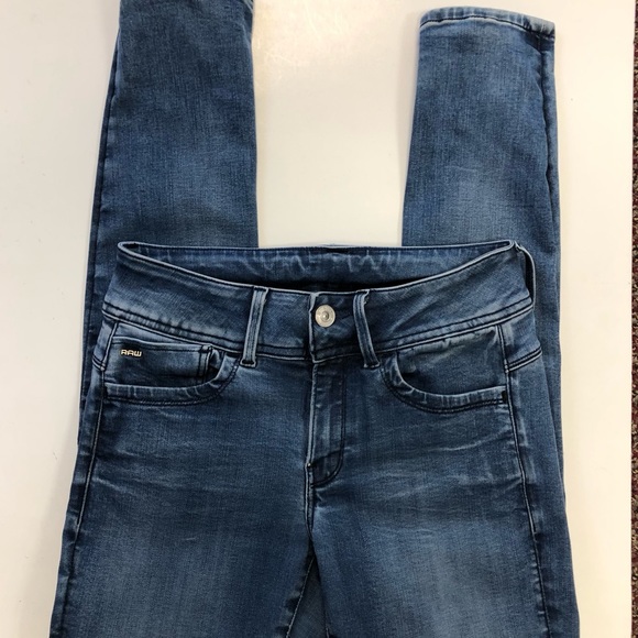 G-Star Lynn Mid Rise Super Skinny Jeans - Picture 9 of 16